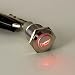 ESUPPORT 12V Car Auto Red LED Light Momentary Speaker Horn Push Button Metal Toggle Switch 19mm