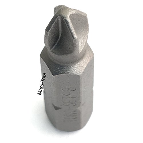 PRECISE FIT 1/4 Hex 1 inch Short (Size 8) Fastener Drive Insert Bits That Fit TORQ SET Screws HI TORQUE Impact Power Tool Accessory Aviation Aerospace Airplane Maintenance Small Screwdriver Torq Bit