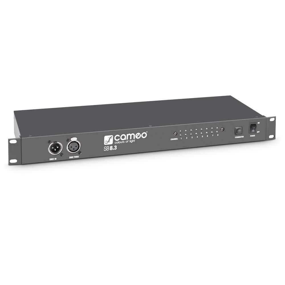 Cameo SB8.3-8-Channel DMX Splitter/Booster (3-pin)