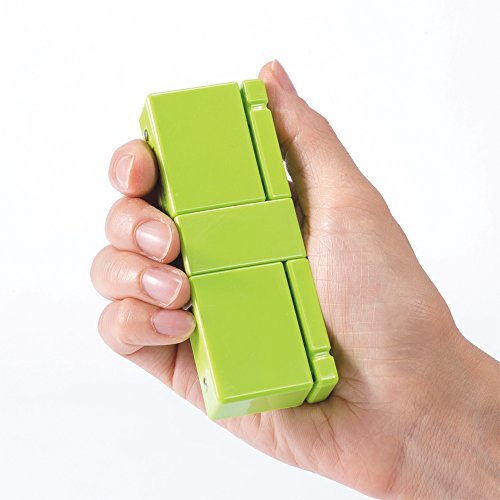 LIHIT LAB. Transformable Compact Punch, 2 Holes (Black)