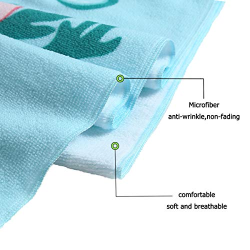 NovForth Kids Hooded Beach Towel for 1-6 Years Girls Baby Toddler,Use for Bath,Swimming,Pool and Beach Holiday,Soft Microfiber Strong Absorbent - Thumbnail 2