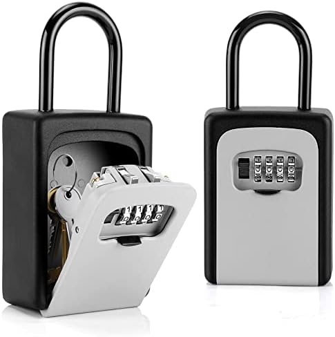 TTRWIN Combination Key Lock Box For Outside - Waterproof, Resettable Code, Holds 5 Keys, Wall Mounted - View #9