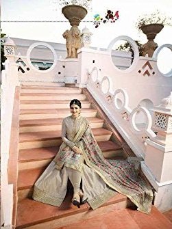 aria fabrics women's silk dress material (vny-7174-a_grey_free size)