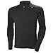 Helly-Hansen LIFA Merino Classic Half-Zip Baselayer Top, Black, Large