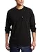 Key Apparel Men's Big-Tall Heavyweight Long Sleeve Pocket T-Shirt, Black, 4X-Large/Tall