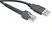 Whizzotech® CBA-U09-C15ZAR for Symbol Ls2208 Ls4208 Ls9208 USB Cable 15ft 5M