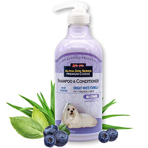 Alpha Dog Series Bright White Grooming Natural Dog Shampoo and