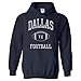 Dallas Classic Football Arch American Football Team Sports Hoodie - Large - Navy