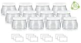8 oz / 240 ml Clear PET Plastic (BPA Free) Tuscany