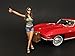 American Diorama Hitchhiker 2 Piece Figurine Set (Green Shirt) for 1/18 Scale Model Cars