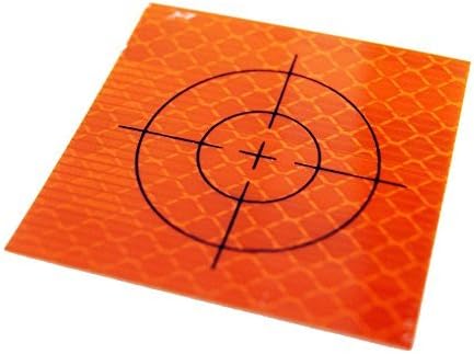 Linestorm Orange Reflective Retro Targets 25mm x 25mm by Linestorm