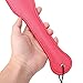 Kocome 1Pc Adult Toy Bondage Faux Leather Whip Handle Restraint SM Fetish Flogger (Red)