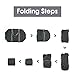 For Spirit Airlines Foldable Travel Duffel Bag Tote Carry on Luggage Sport Gym Duffle for Men and Women (Dark Grey)