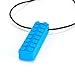 Sensory Chew Necklace for Boys & Girls - Kids Chewelry for Autism ADHD Oral Motor Chewing Biting Teething - Chewy Chewlery Chew Brick (2-Pack) by Solace