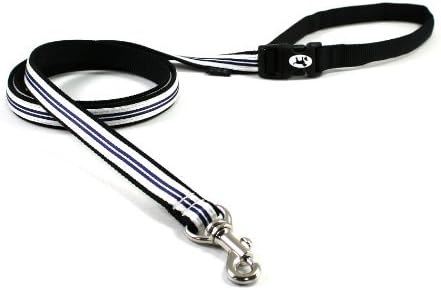 小型犬用 ダブルラインシルバーホワイト 持ち手にクッション 激安超特価 スポーツ アウトドア 車 バイク パソコン 周辺機器 ザ ブラックラブカンパニー オリジナル 選べるベースカラー リード 新作製品 世界最高品質人気 B004s9djz2 ブラック 100 品質保証
