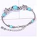 Myhouse Natural Stone Charm Bracelet Bangle Handmade Bracelet for Women Girls