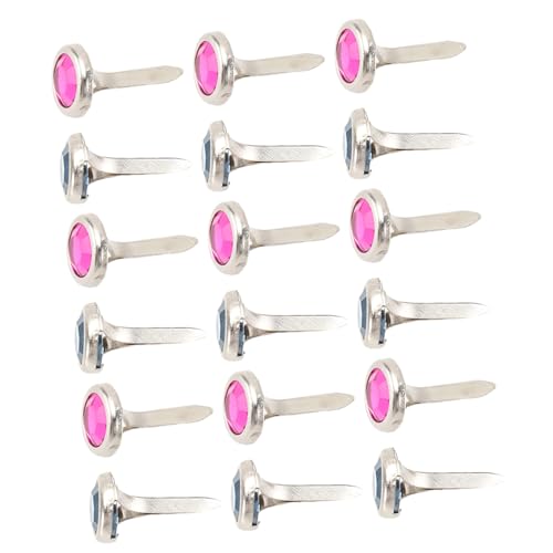 Uonlytech 100Pcs Mini Round Brads Durable Metal Paper Fasteners for Scrapbooking Crafting and DIY Projects Random Color for Paper Crafts and Photo Displays