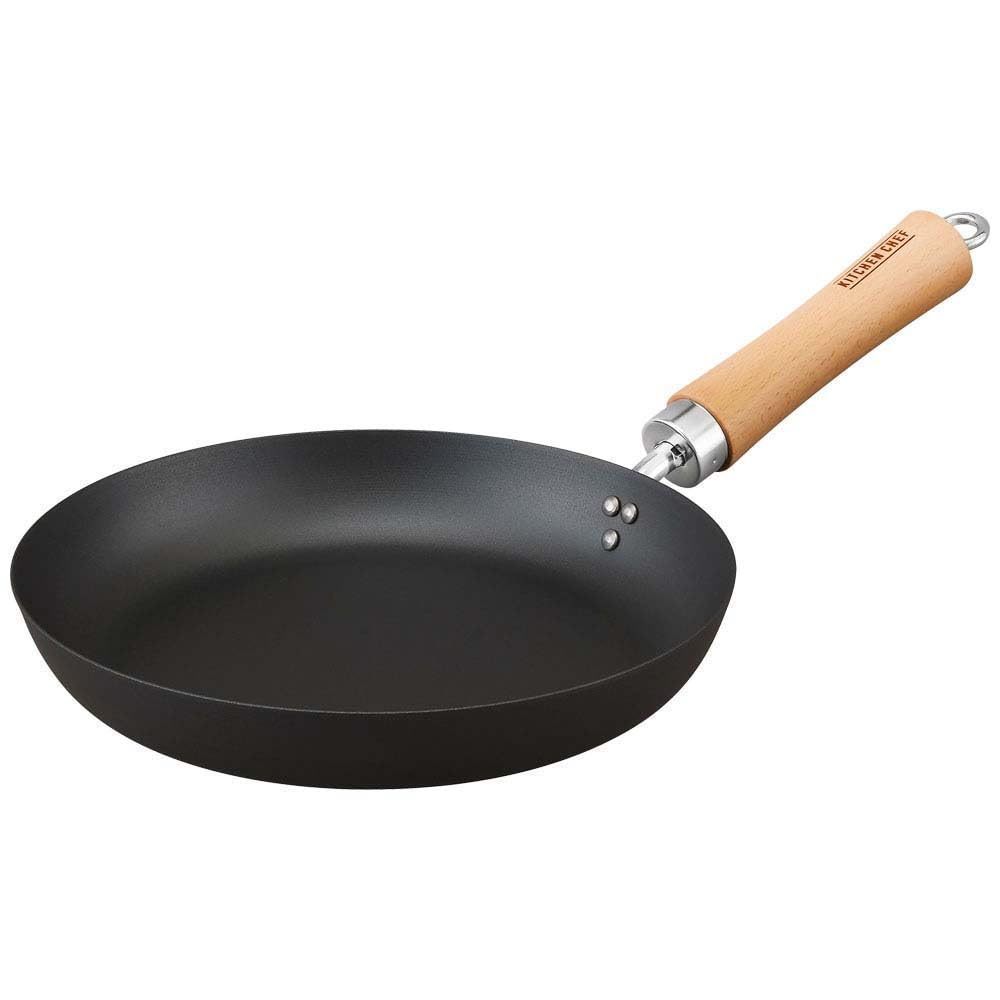 アイリスオーヤマ(IRIS OHYAMA) 鉄フライパン 肉厚タイプ 26cm SCP-T26 ブラック商品画像