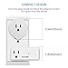 WiFi Smart Plug, Mini Socket Outlet Compatible with Amazon Alexa Echo and Google Home, Remote Control your Appliances by Smart Phone with Timing Function From Anywhere, No Hub Required, 2 Pack