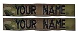 Custom Multicam / Scorpion / OCP Name Tape 2 piece set US Army USAF Sew On