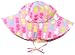 i play. by green sprouts Baby Brim Hat | All-Day UPF 50+ Sun Protection for Head, Neck, & Eyes, Pink Multi Pineapple, 9-18 Months
