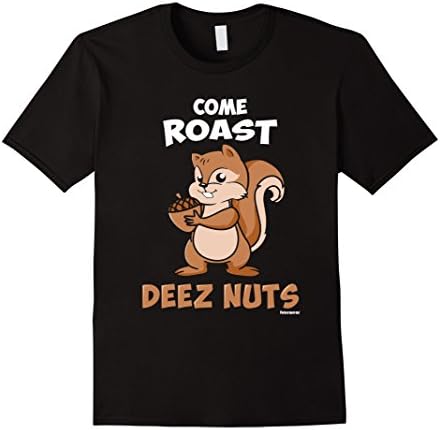 Men's Come Roast Deez Nuts T-Shirt XL Black