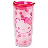 Silver Buffalo Sanrio Hello Kitty Strawberry Double