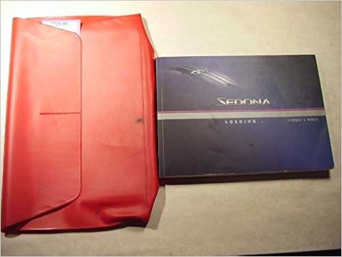 2005 Kia Sedona Owners Manual Kia Amazon Com Books