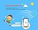Kids Smartwatch, MindKoo Wearable Bluetooth 520 Children Anti-Lost Pedtometer GPS SOS Position Waterproof WIFI with SIM Multifunction GPS Tracker Smart Watch for iPhone 7/6S/6, Android Phone (Cyan)