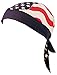 Sparkling EARTH Large US Flag - American Flag Skull Caps Doo Rags Do Rag Durag Headwrap Head Wraps SKULLIES - Made in The USA!