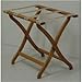 Wooden Mallet Designer Curve Leg Luggage Rack, Medium Oak