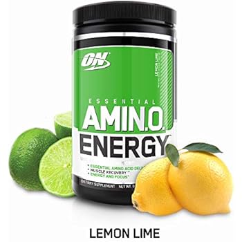 OPTIMUM NUTRITION ESSENTIAL AMINO ENERGY, Lemon Lime, Keto Friendly BCAAs, Preworkout and Essential Amino Acids with Green Tea and Green Coffee Extract, 30 Servings