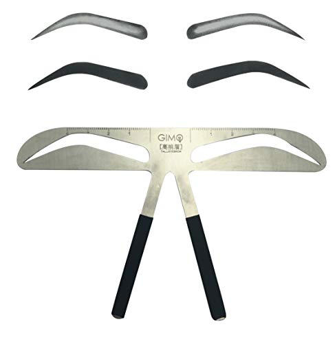 Eyebrow Stencil Ruler for Europeans and Americans Eyebrows Enhancer Permanent Eyebrow Tattoo Tools Balance Ruler Shaping Template