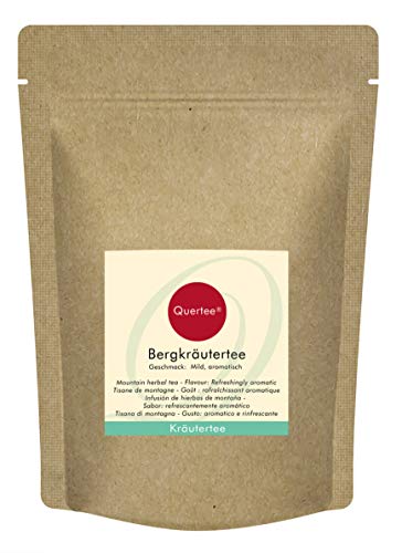 Basischer Kräutertee Bergkräutertee 200 g Basischer Tee mit erfrischend aromatischen Geschmack ohne Aromastoffe von Quertee