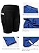 NELEUS Women's 3 Pack Athletic Shorts for Running Yoga Gym Workout Tummy Control Workout with Pocket,9005,Black,US M