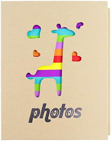 NLC Big Photo Album Baby Journal Photo Album 5x7 inches,100 Photos Children's Pictures Album,Family Photo Album