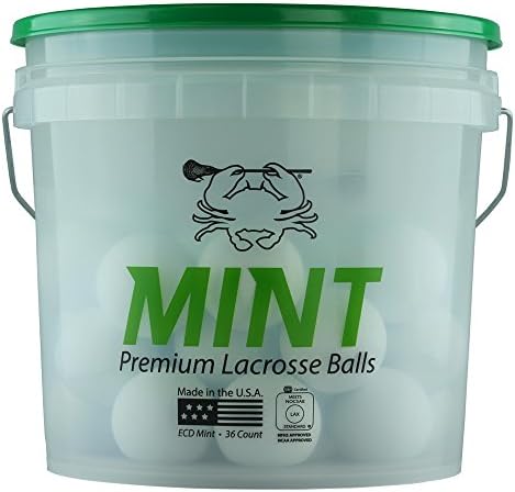 36 White East Coast Dyes ECD MINT NOCSAE Lacrosse Game Balls