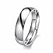 U2U® Jewelry Stainless Steel 0109 Engraved Couples Engagement 