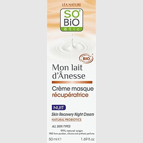 SO'BiO étic Mon Lait D'Anesse Cosmebio Skin Recovery Cream, 50 ml, 50 ml (Pack of 1) - Image 4