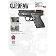 ClipDraw Gun Clip, Low Profile Slim Concealed Carry Easy Install American Made