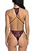 Avidlove Women Sexy Lingerie Teddy One Piece Lace Babydoll Mini Bodysuit Sleepwear Purple X-Large