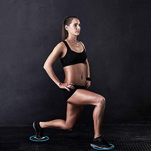 A AZURELIFE Exercise Core Sliders, 2 Pack Dual Sided Exercise Gliding Discs Use on All Surfaces, Light and Portable, Perfect for Abdominal&Core Workouts - Thumbnail 3