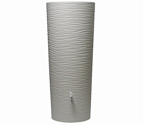 NATURA 2in1 Regenspeicher 350 L, beach mit integrierter Pflanzschale