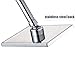 Luxury Square Rain Shower Head with 6-inch Rainfall Face, Stainless Steel Back, Brass Swivel Joint, Full Chrome Finish