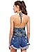 Romwe Women's Casual Camisole Sleeveless Vest Halter Cami Tank Top