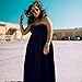 HDE Women's Strapless Maxi Dress Plus Size Tube Top Long Skirt Sundress Cover Up (Black, 4X)