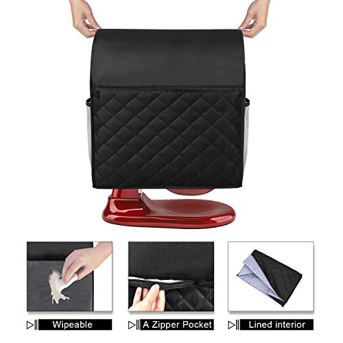 image for Luxja Dust Cover Compatible with 6-8 Quart KitchenAid Mixers, Dust Cov
