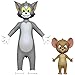 Tom and Jerry Bendable Figures Set, Great for Kids