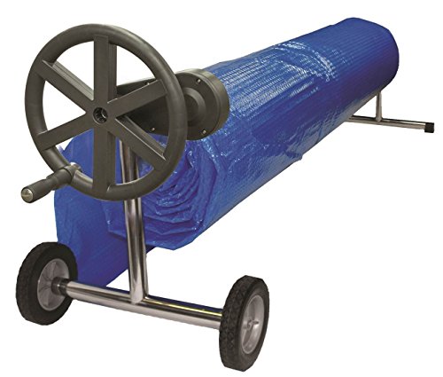 image for Sun2Solar 20-Foot-by-40-Foot Rectangle Blue Solar Cover and Easy Gear 