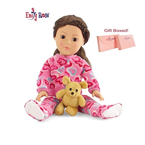 Pink Footed Doll PJs with Teddy Bear for 18 Inch Botswana Ubuy